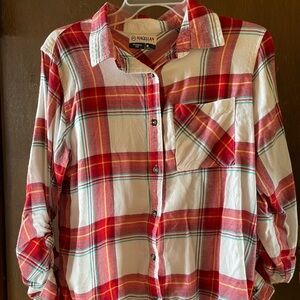 Magellan plaid button up